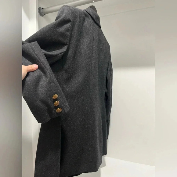 Giorgio SantAngelo 100% wool vintage blazer one button closure shoulder pads 8 - Picture 5 of 10